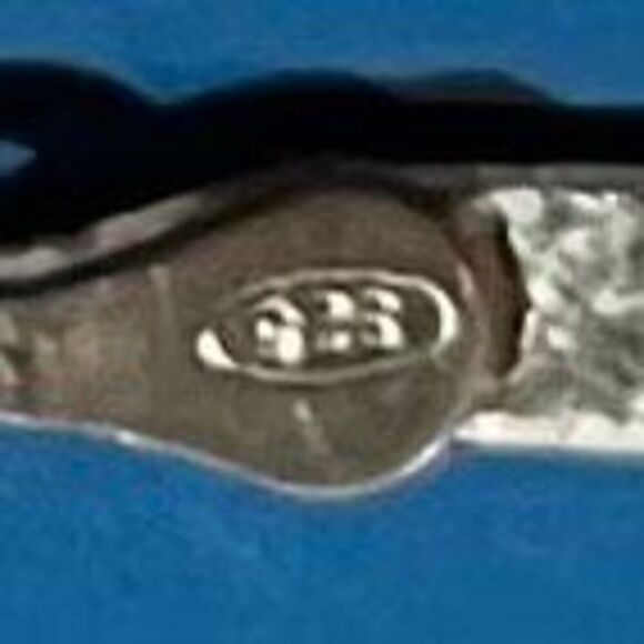 AZR Vintage Italian Sterling Silver Herringbone Necklace - Picture 11 of 13